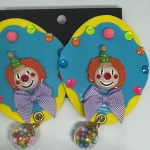 Clown Statement Earrings